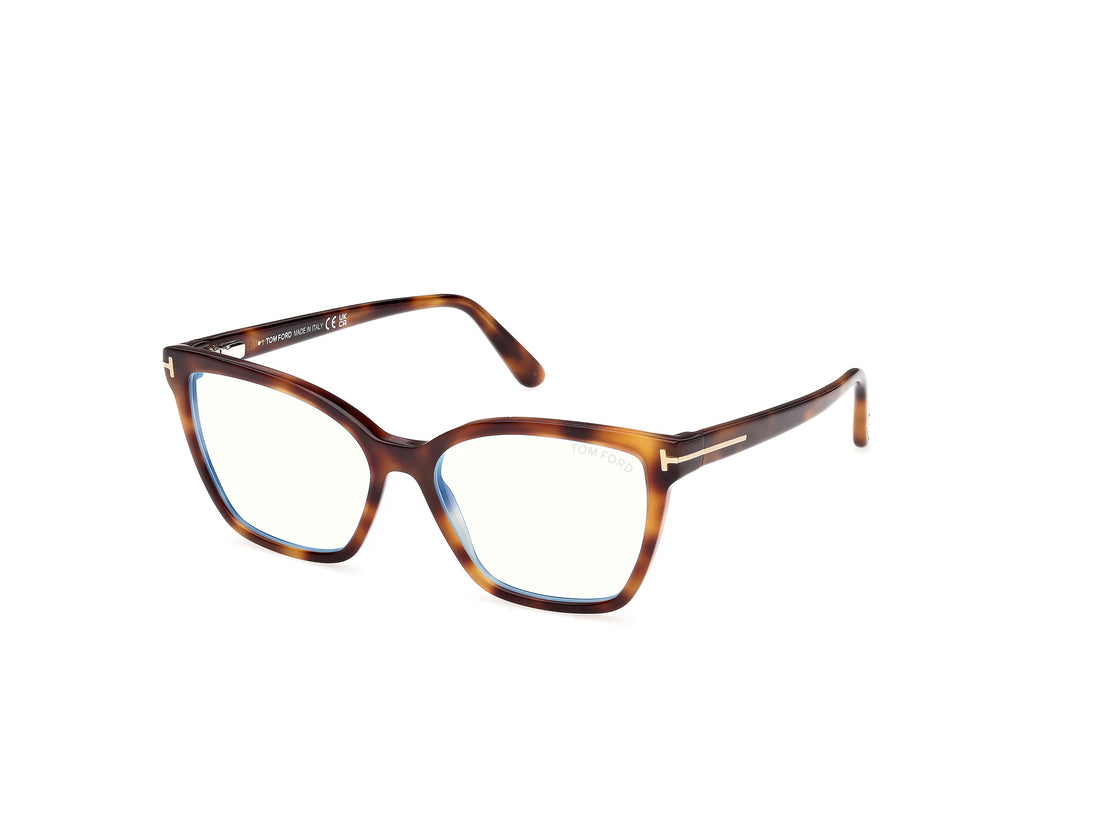 Gafas graduadas tom ford ft5812-b 053 havana butterfly femenino talla 53mm - Vista principal