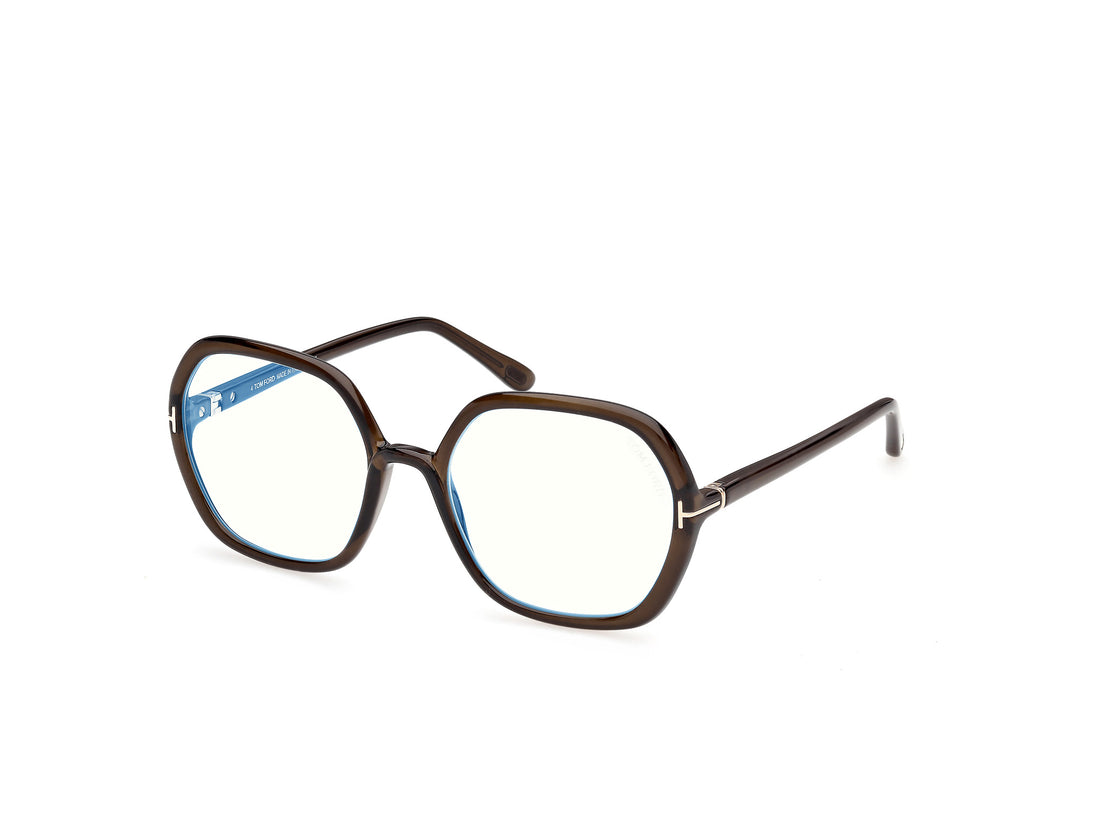 Brillen tom ford ft5814-b 096 verde geometric femenino größe 55mm - Hauptansicht