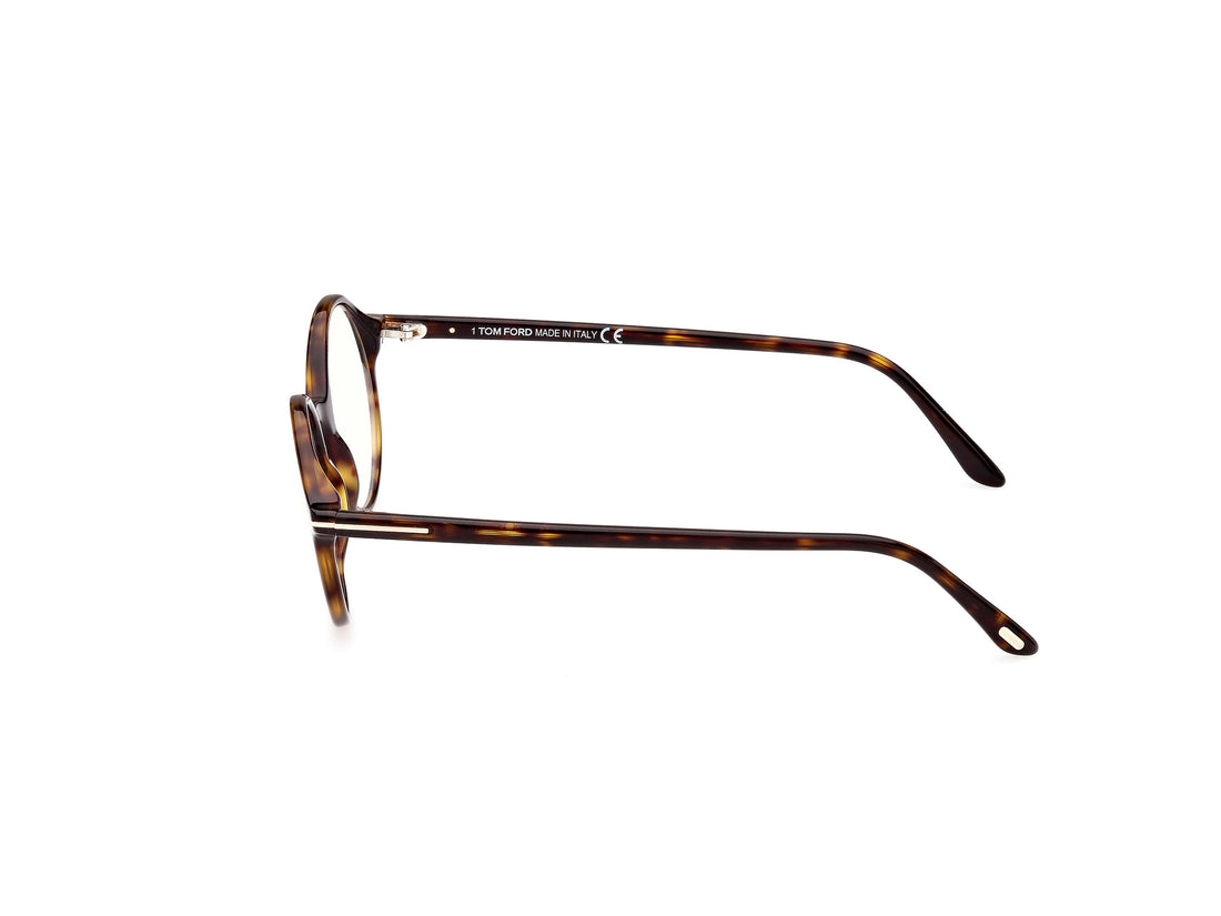 Brillen tom ford ft5834-b 052 havana round masculino größe 47mm - Detailansicht