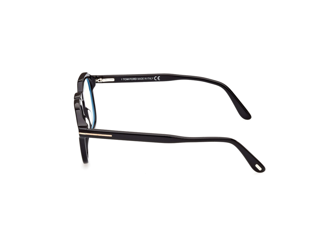 Occhiali da vista tom ford ft5836-b 001 negro geometric masculino taglia 49mm - Vista dettagliata