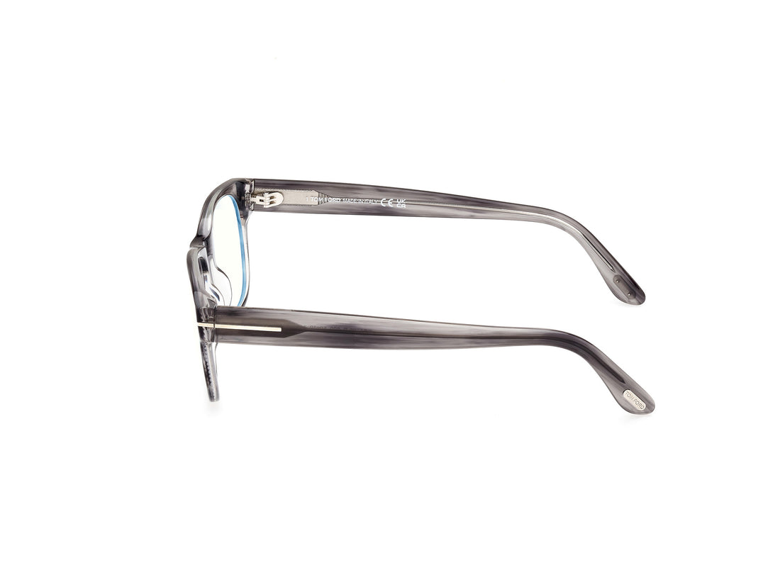 Gafas graduadas tom ford ft5898-b 020 gris square masculino talla 50mm - Vista de detalle