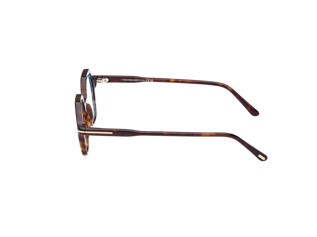 Prescription glasses tom ford ft5900-b 052 havana geometric masculino size 46mm - Detailed view