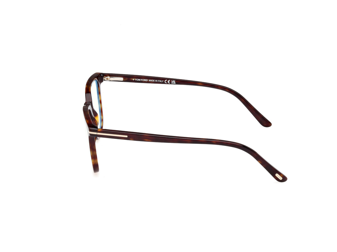 Prescription glasses tom ford ft5916-b 052 havana square masculino size 50mm - Detailed view