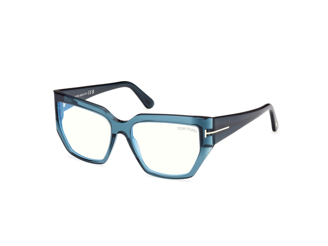 Gafas graduadas tom ford ft5951-b 092 azul square femenino talla 54mm - Vista principal