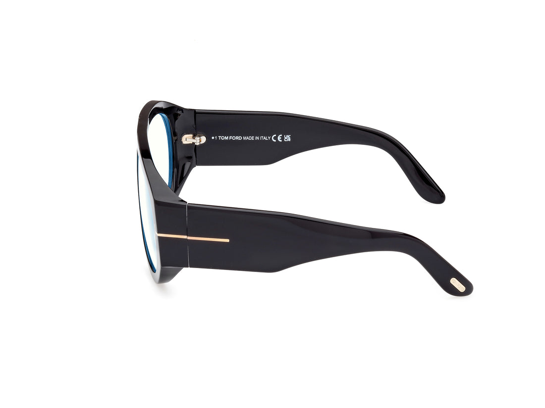 Gafas graduadas tom ford ft5958-b 001 negro pilot masculino talla 60mm - Vista de detalle