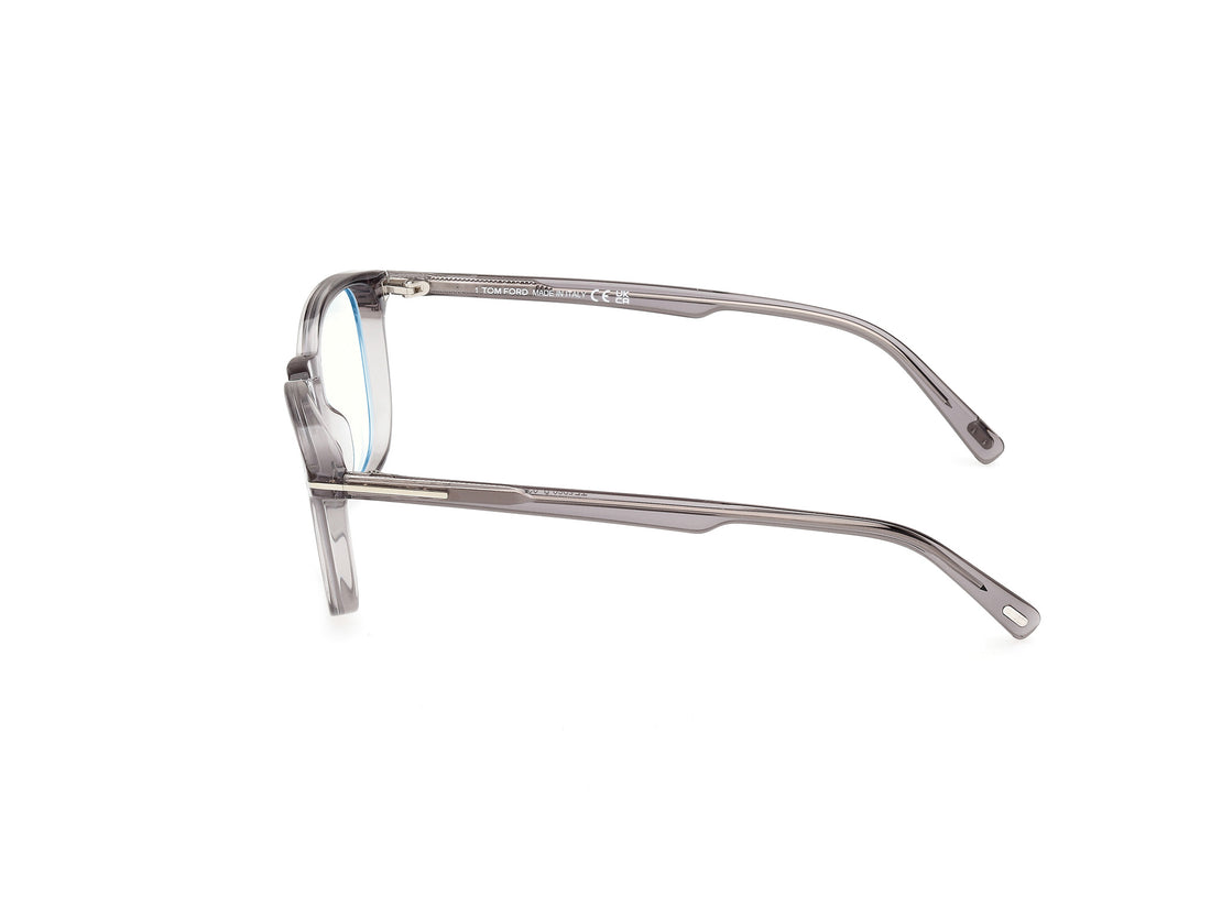 Prescription glasses tom ford ft5960-b 020 gris square masculino size 52mm - Detailed view