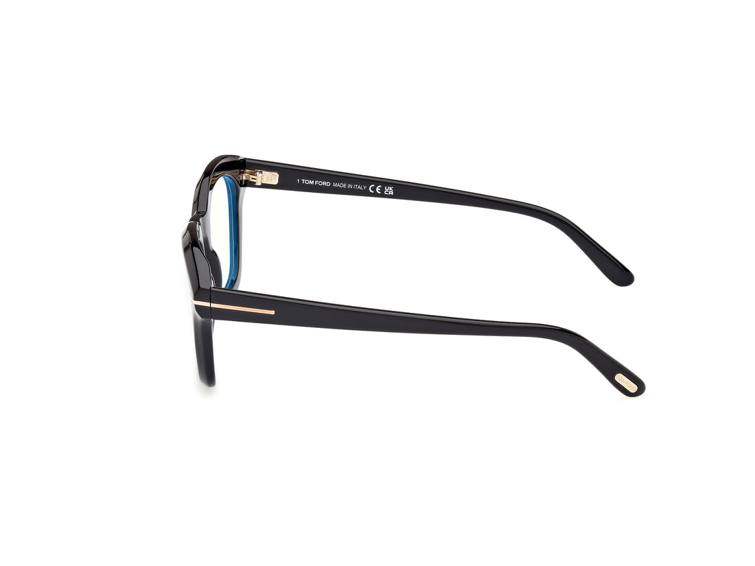 Prescription glasses tom ford ft5961-b 001 negro square masculino size 49mm - Detailed view