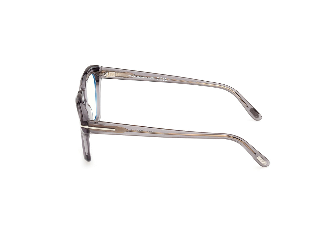Prescription glasses tom ford ft5961-b 020 gris square masculino size 49mm - Detailed view