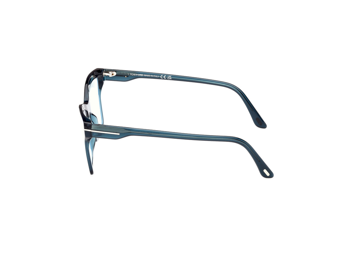 Prescription glasses tom ford ft5964-b 092 azul square femenino size 54mm - Detailed view