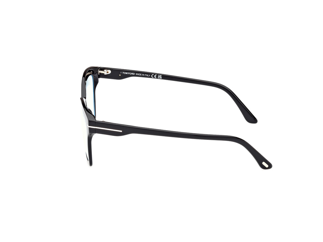 Prescription glasses tom ford ft5965-b 001 negro square femenino size 53mm - Detailed view