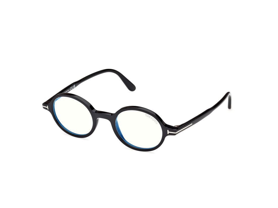 Occhiali da vista tom ford ft5975-b 001 negro round unisex taglia 46mm - Vista principale