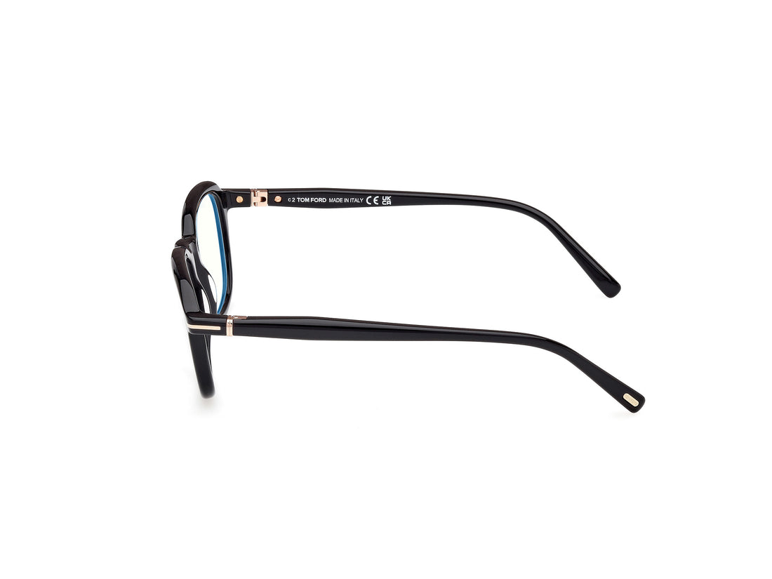 Prescription glasses tom ford ft5980-b 001 negro square masculino size 51mm - Detailed view