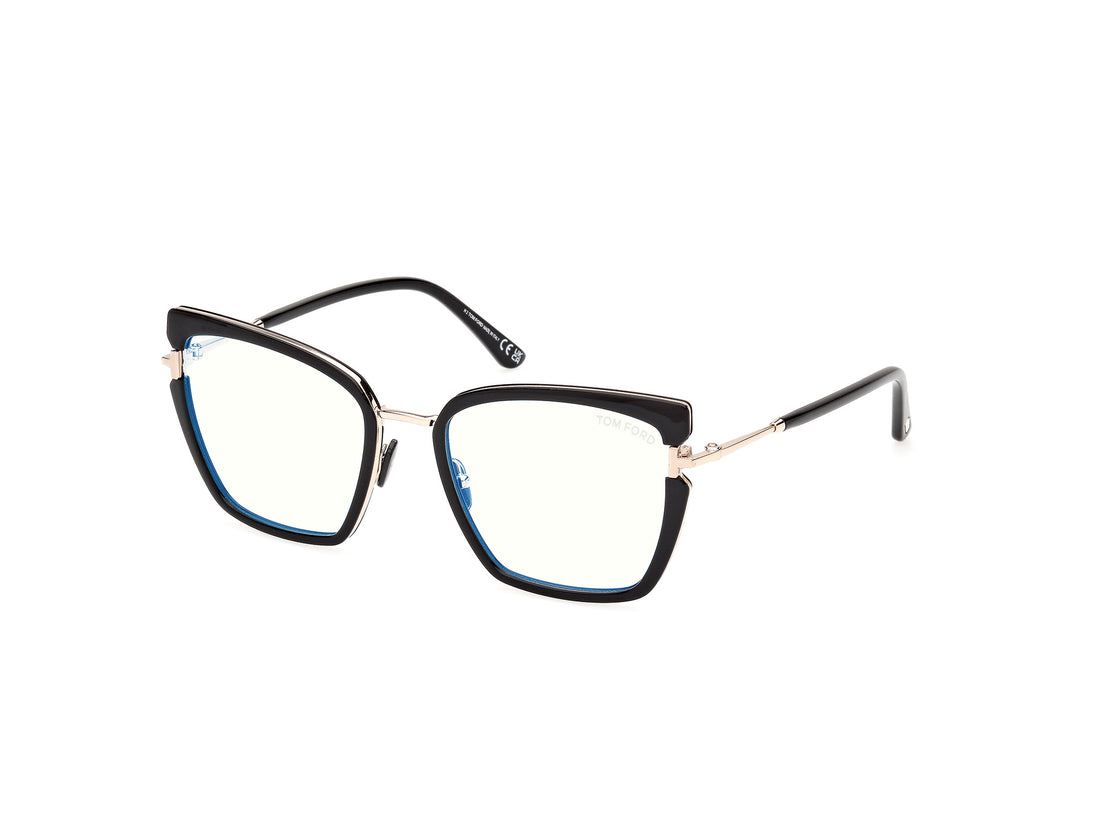 Prescription glasses tom ford ft5984-b 001 negro butterfly unisex size 54mm - Main view