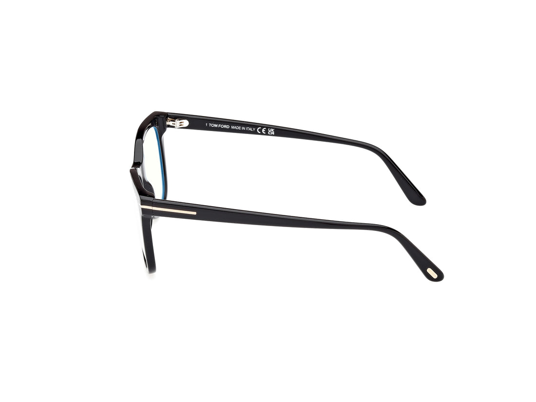 Prescription glasses tom ford ft5986-b 001 negro square unisex size 52mm - Detailed view