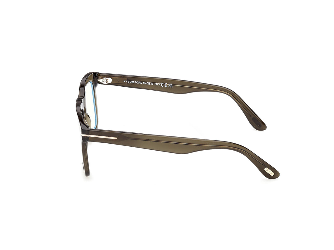 Gafas graduadas tom ford ft6025-b 096 verde square masculino talla 50mm - Vista de detalle