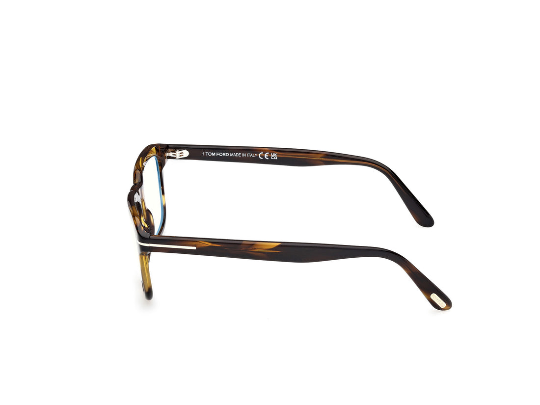 Gafas graduadas tom ford ft6032-b 056 havana rectangular masculino talla 54mm - Vista de detalle