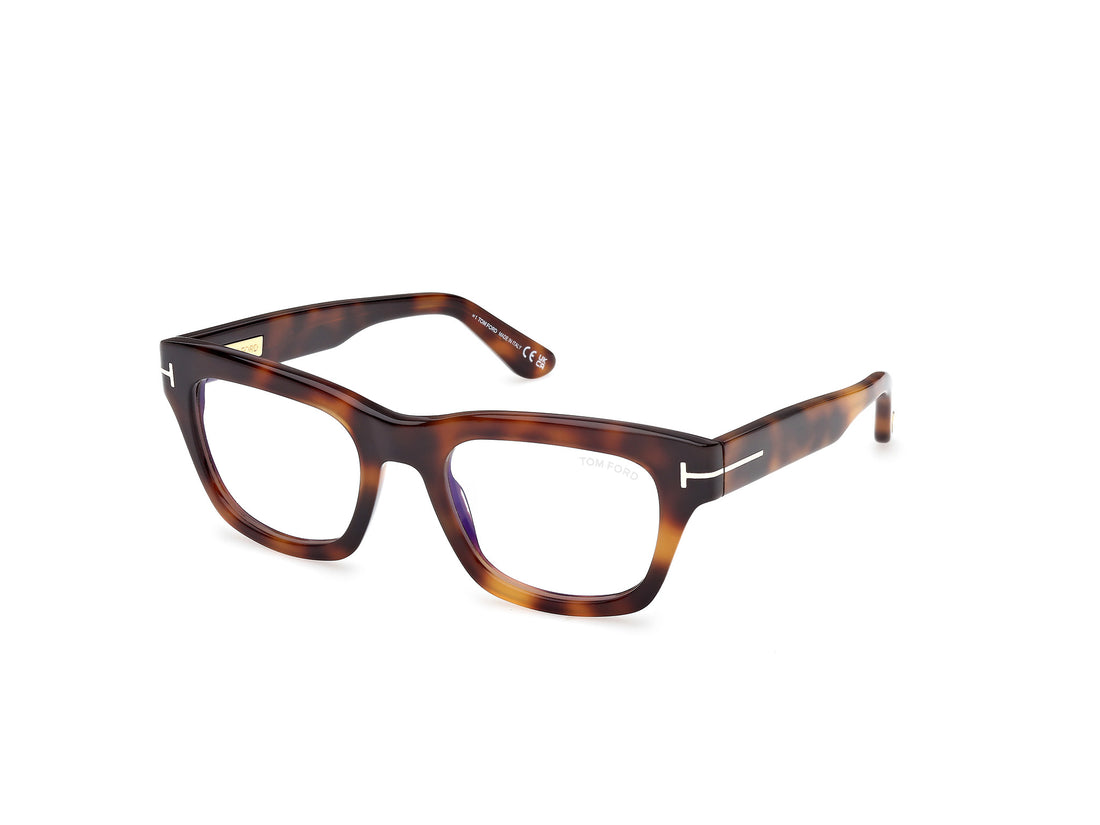 Prescription glasses tom ford ft6036-b 053 havana rectangular unisex size 52mm - Main view