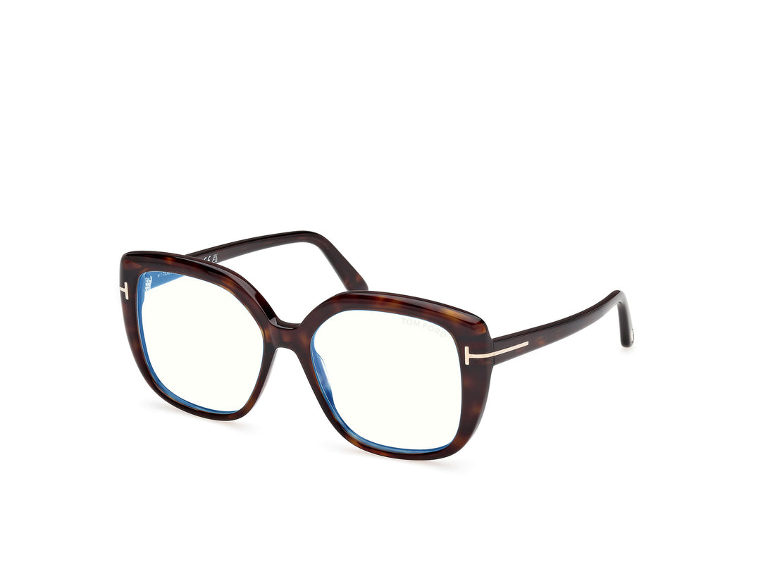 Prescription glasses tom ford ft6043-b 052 havana square femenino size 53mm - Main view