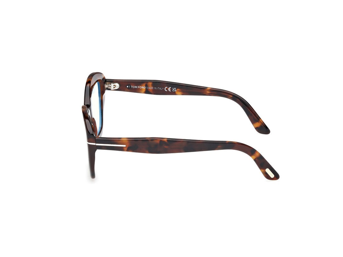 Gafas graduadas tom ford ft6044-b 052 havana geometric femenino talla 54mm - Vista de detalle