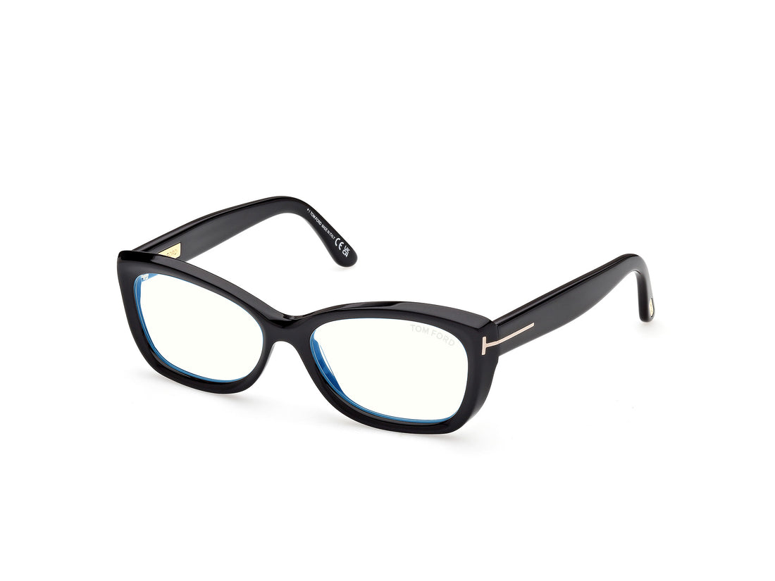 Gafas graduadas tom ford ft6046-b 001 negro rectangular femenino talla 55mm - Vista principal