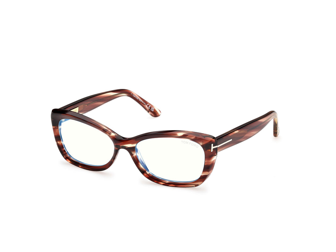 Gafas graduadas tom ford ft6046-b 055 havana rectangular femenino talla 55mm - Vista principal