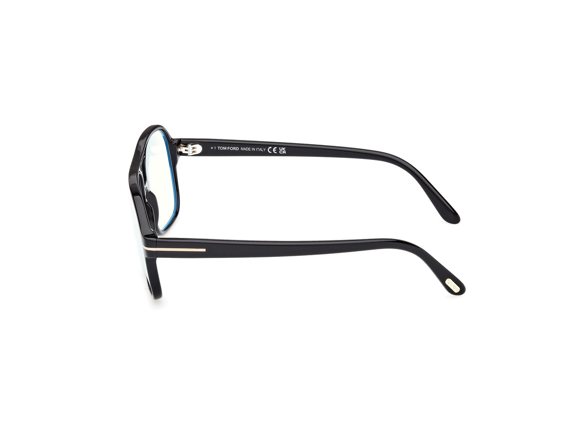 Brillen tom ford ft6058-b 001 negro navigator masculino größe 58mm - Detailansicht