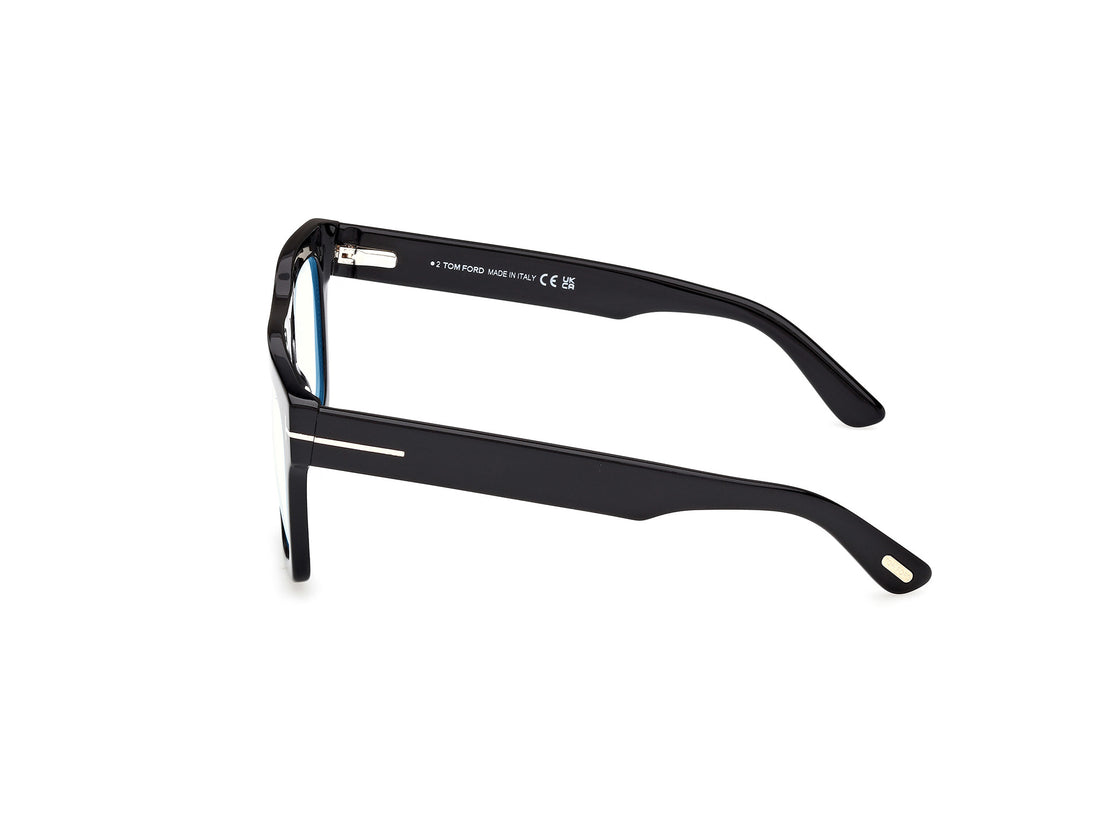 Occhiali da vista tom ford ft6068-b 001 negro square masculino taglia 53mm - Vista dettagliata