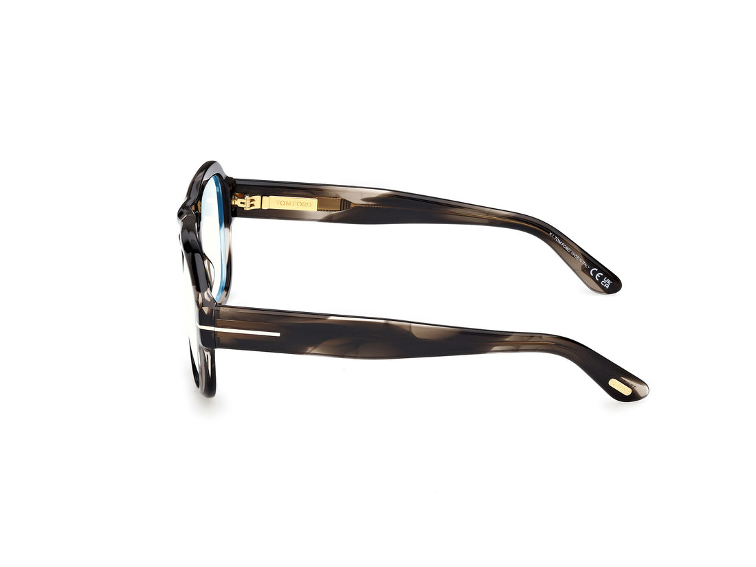 Brillen tom ford ft6085-b 056 havana navigator masculino größe 54mm - Detailansicht