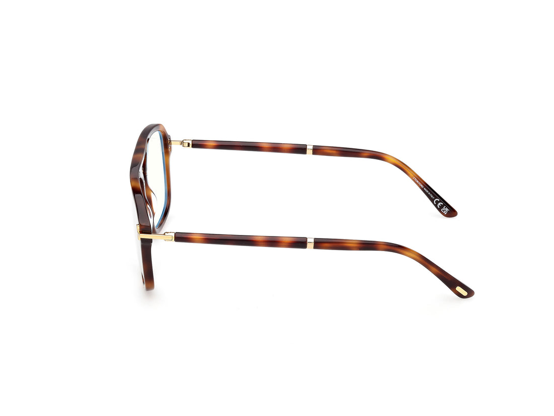 Occhiali da vista tom ford ft6086-b 053 havana navigator masculino taglia 54mm - Vista dettagliata
