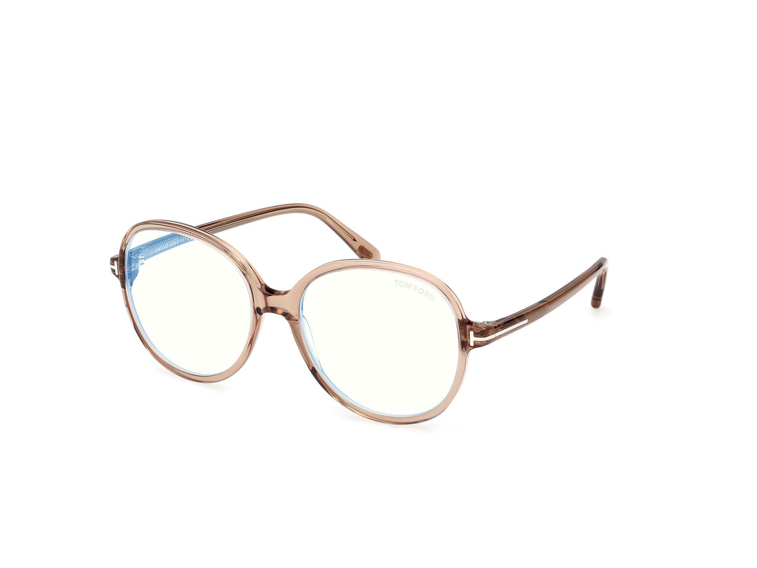 Occhiali da vista tom ford ft6090-b 045 marron round femenino taglia 56mm - Vista principale