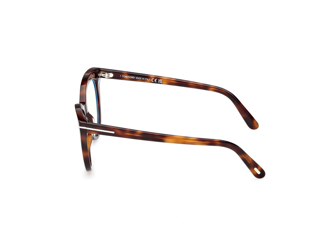 Gafas graduadas tom ford ft6091-b 053 havana cat eye femenino talla 53mm - Vista de detalle