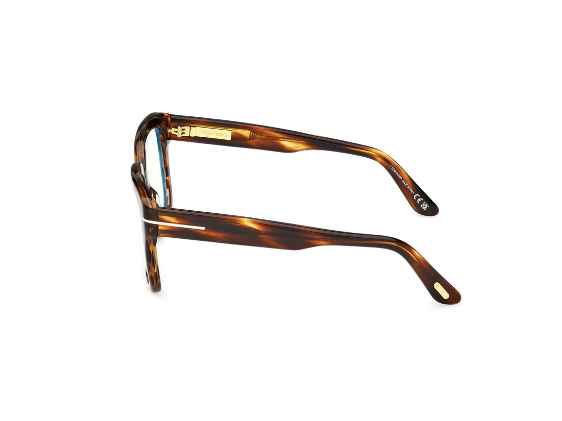 Occhiali da vista tom ford ft6094-b 055 havana square femenino taglia 54mm - Vista dettagliata