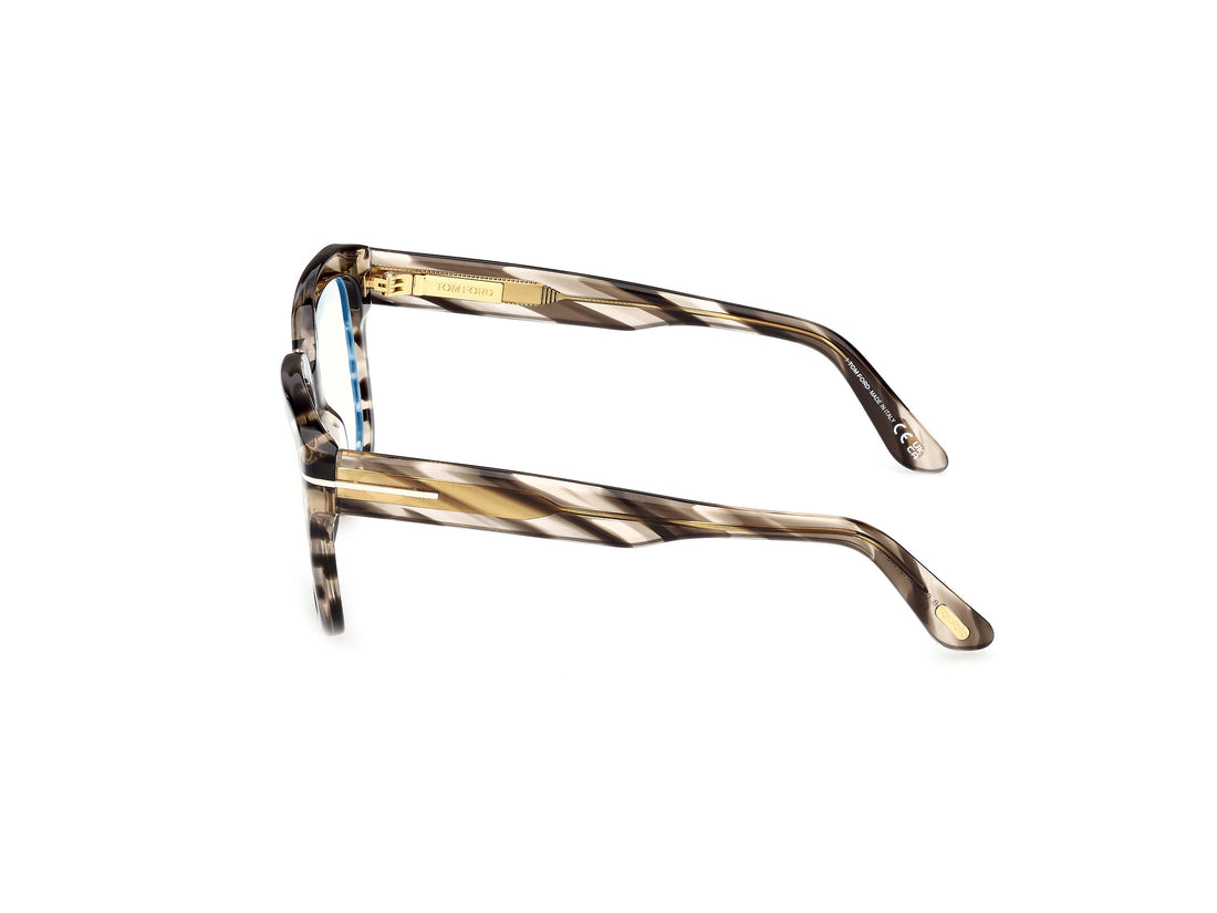 Occhiali da vista tom ford ft6094-b 056 havana square femenino taglia 54mm - Vista dettagliata