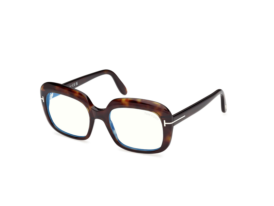 Occhiali da vista tom ford ft6096-b 052 havana rectangular femenino taglia 53mm - Vista principale