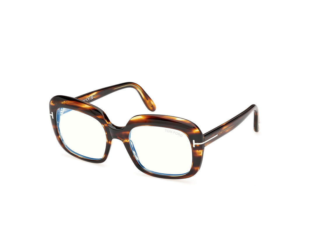 Occhiali da vista tom ford ft6096-b 055 havana rectangular femenino taglia 53mm - Vista principale