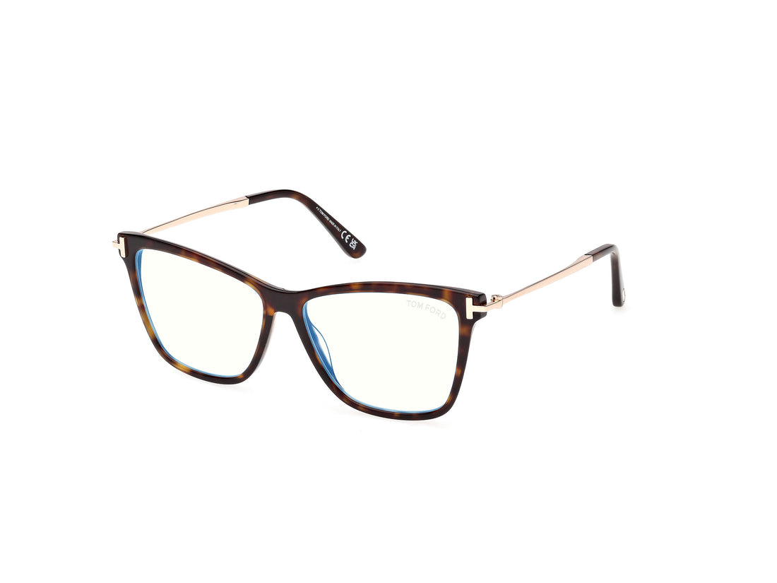 Occhiali da vista tom ford ft6097-b 052 havana butterfly femenino taglia 53mm - Vista principale