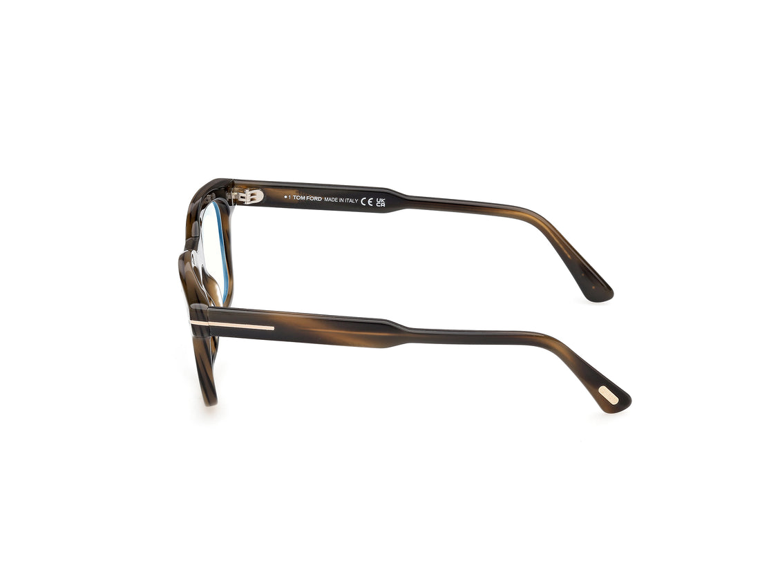 Brillen tom ford ft6122-b 056 havana square masculino größe 51mm - Detailansicht