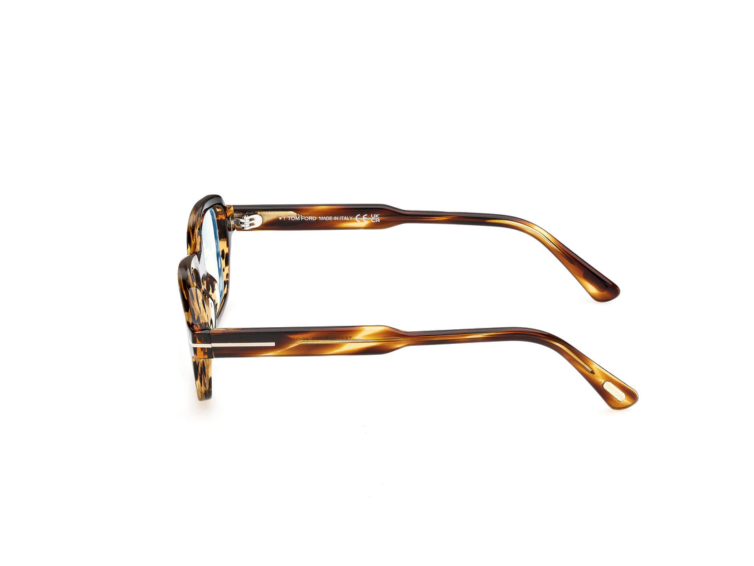 Brillen tom ford ft6123-b 055 havana geometric masculino größe 48mm - Detailansicht