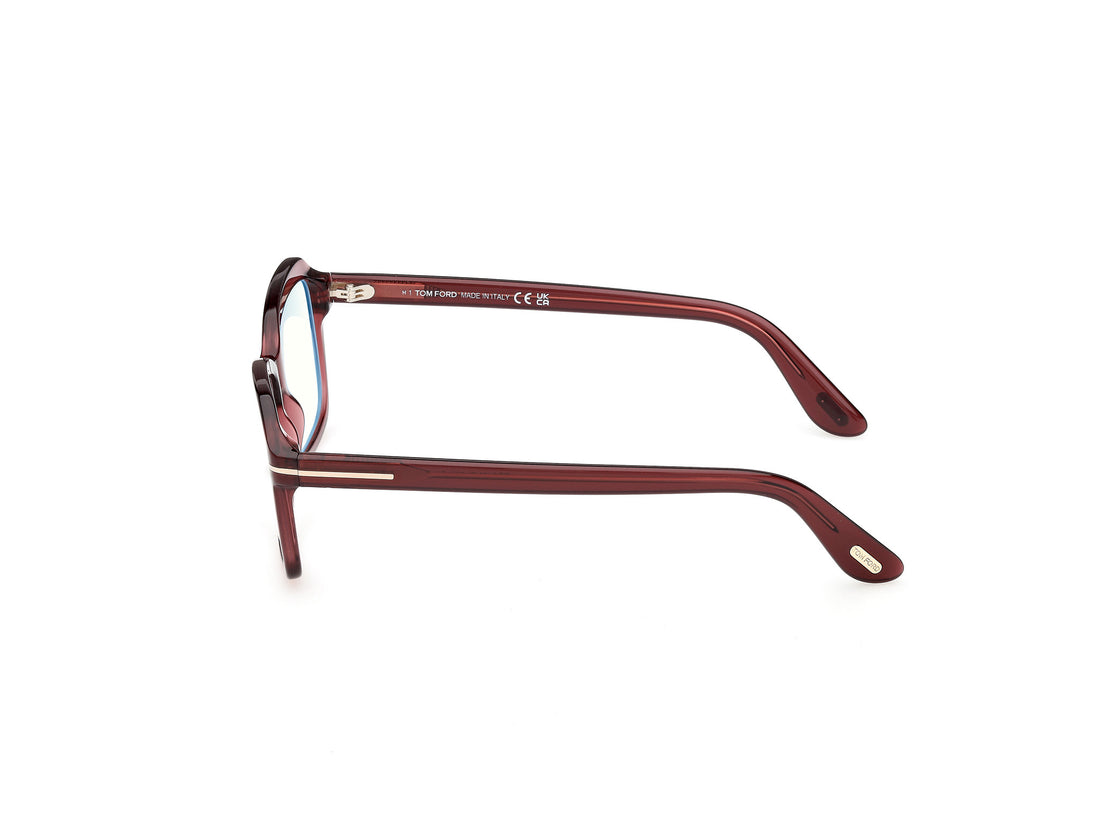 Occhiali da vista tom ford ft6129-b 069 burdeos rectangular femenino taglia 54mm - Vista dettagliata