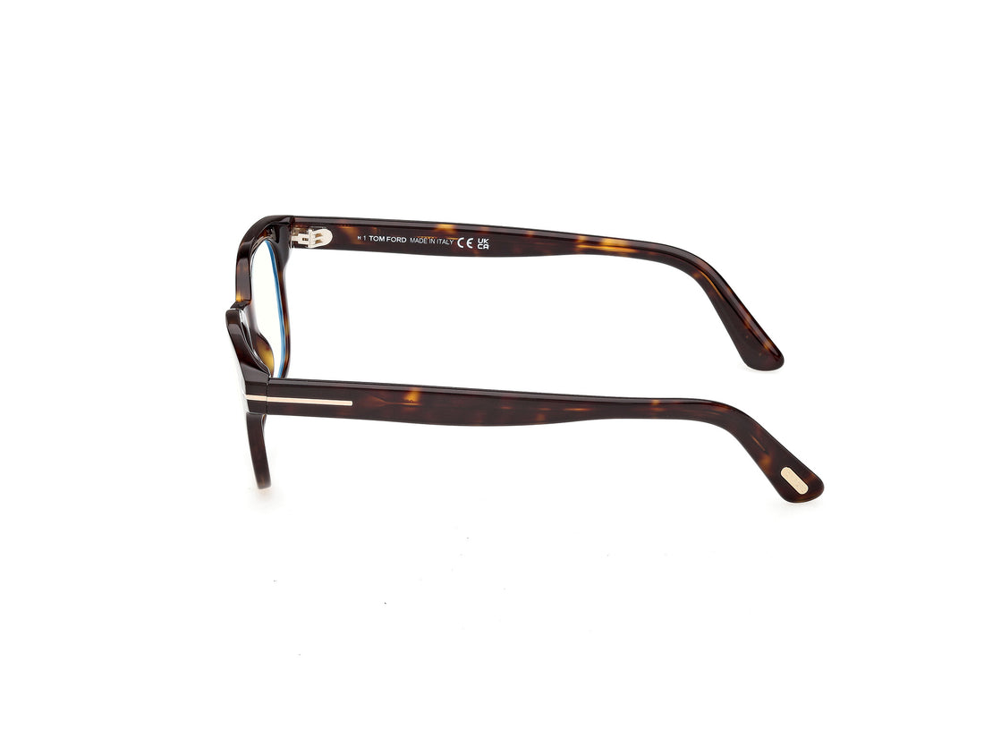 Occhiali da vista tom ford ft6130-b 052 havana square unisex taglia 48mm - Vista dettagliata