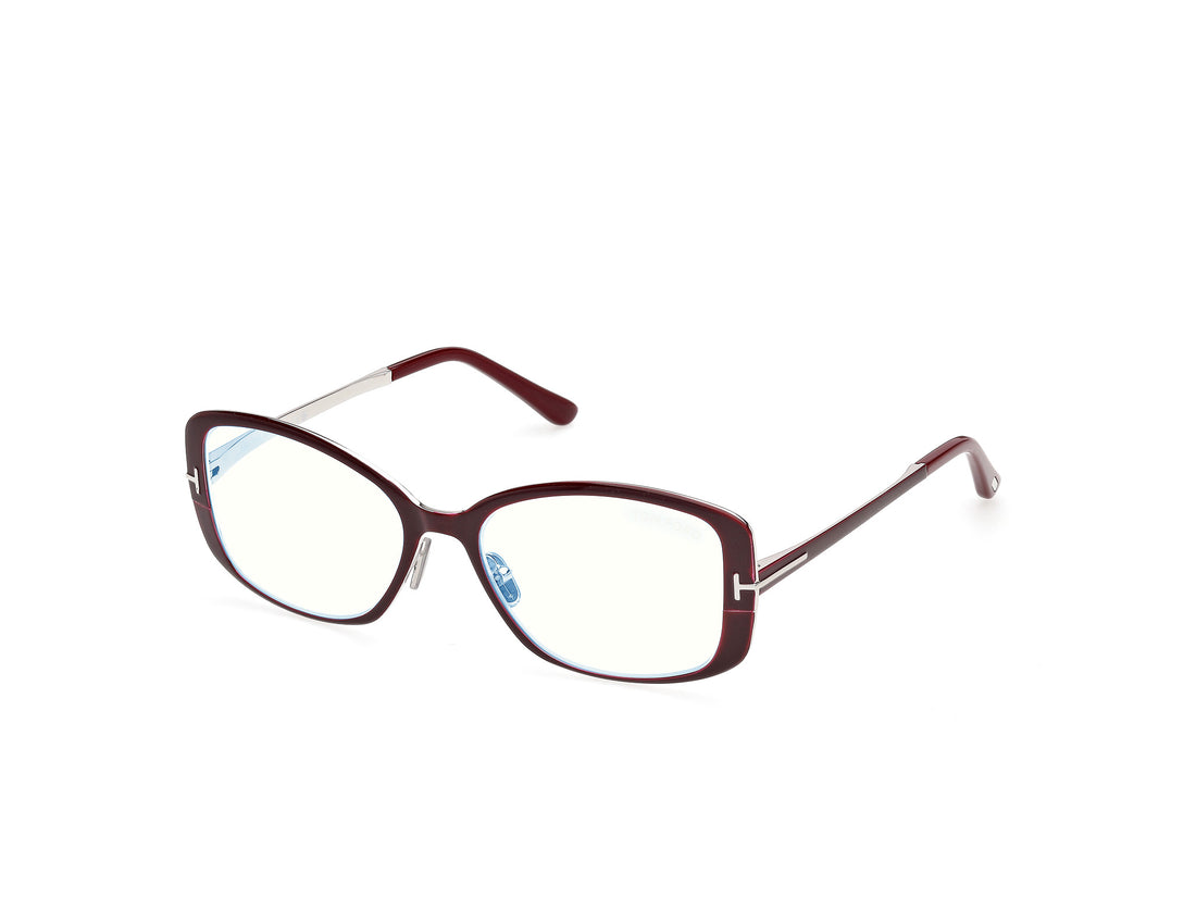 Occhiali da vista tom ford ft6138-b 069 burdeos rectangular femenino taglia 54mm - Vista principale