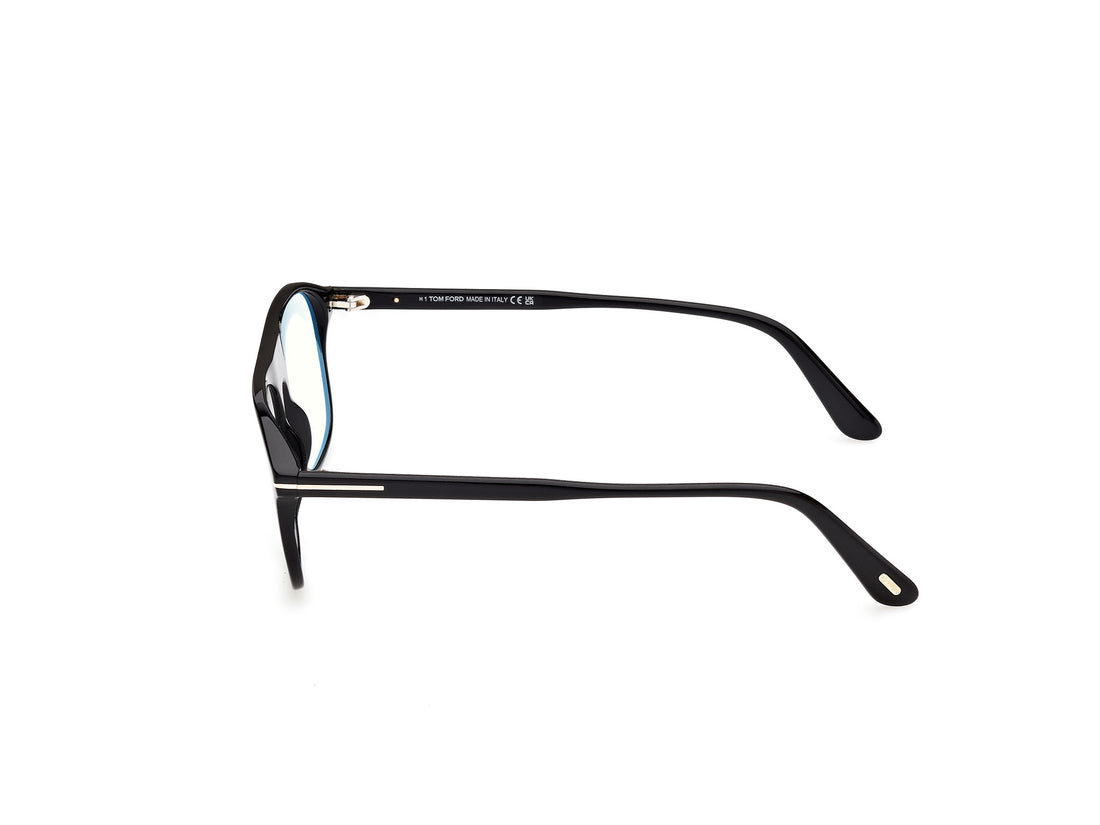 Óculos graduados tom ford ft6167-b 001 negro pilot masculino tamanho 53mm - Vista de detalhe