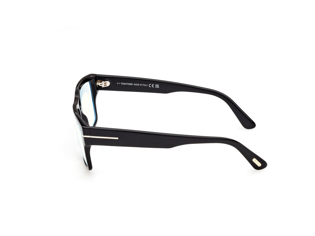 Brillen tom ford ft6168-b 001 negro rectangular masculino größe 55mm - Detailansicht