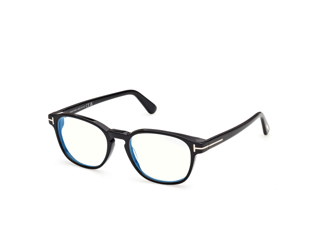 Brillen tom ford ft6169-b 001 negro round masculino größe 51mm - Hauptansicht