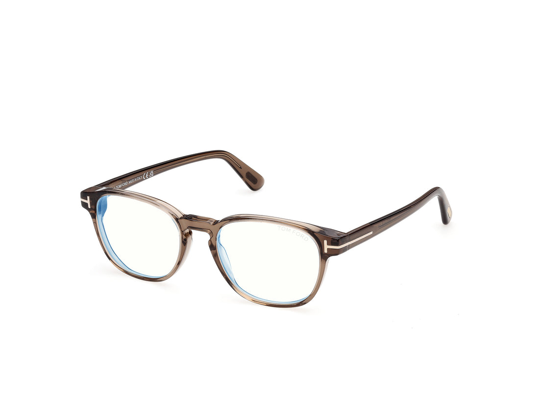 Brillen tom ford ft6169-b 045 marron round masculino größe 51mm - Hauptansicht