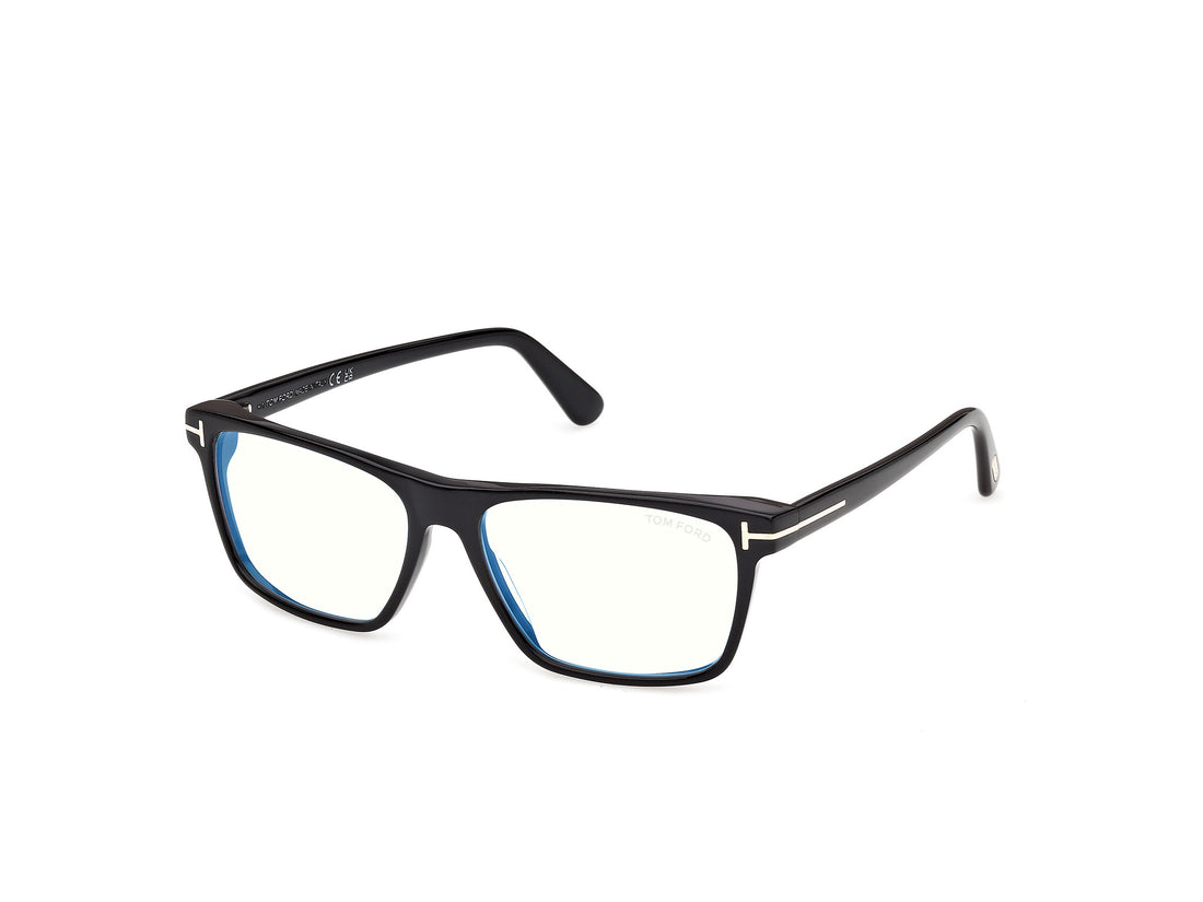 Brillen tom ford ft6170-b 001 negro rectangular masculino größe 58mm - Hauptansicht