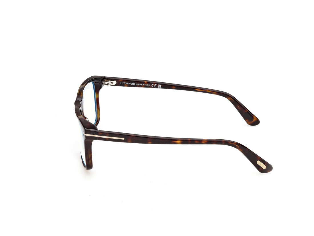 Brillen tom ford ft6170-b 052 havana rectangular masculino größe 58mm - Detailansicht