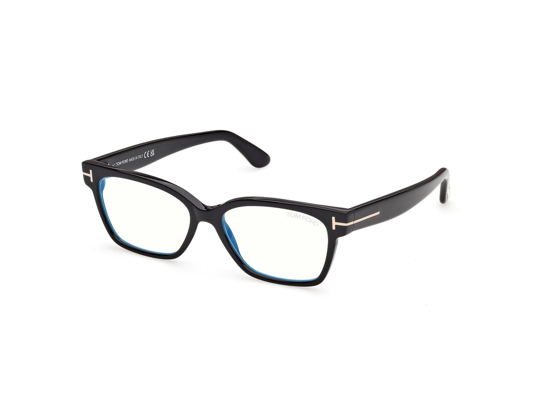 Brillen tom ford ft6171-b 001 negro rectangular femenino größe 53mm - Hauptansicht