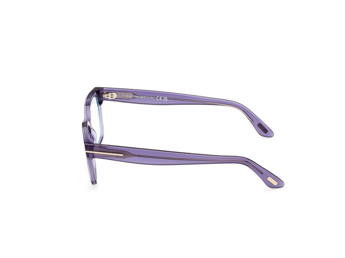 Brillen tom ford ft6171-b 078 violeta rectangular femenino größe 53mm - Detailansicht