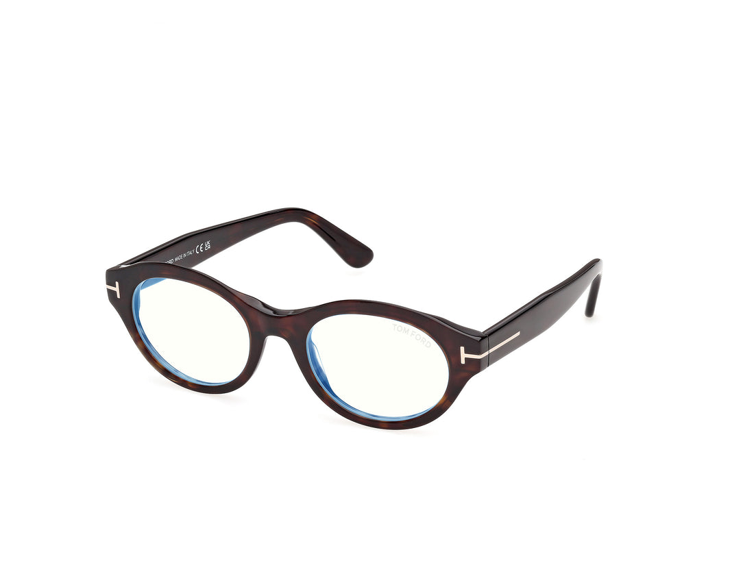 Brillen tom ford ft6172-b 052 havana oval femenino größe 51mm - Hauptansicht